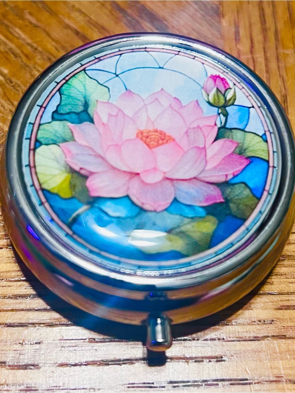 New Lotus Flower design Pill Box #209